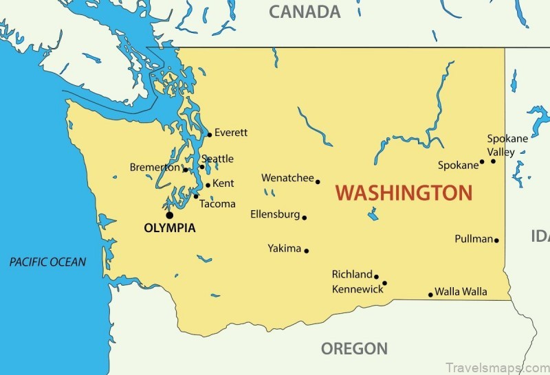 washington state map