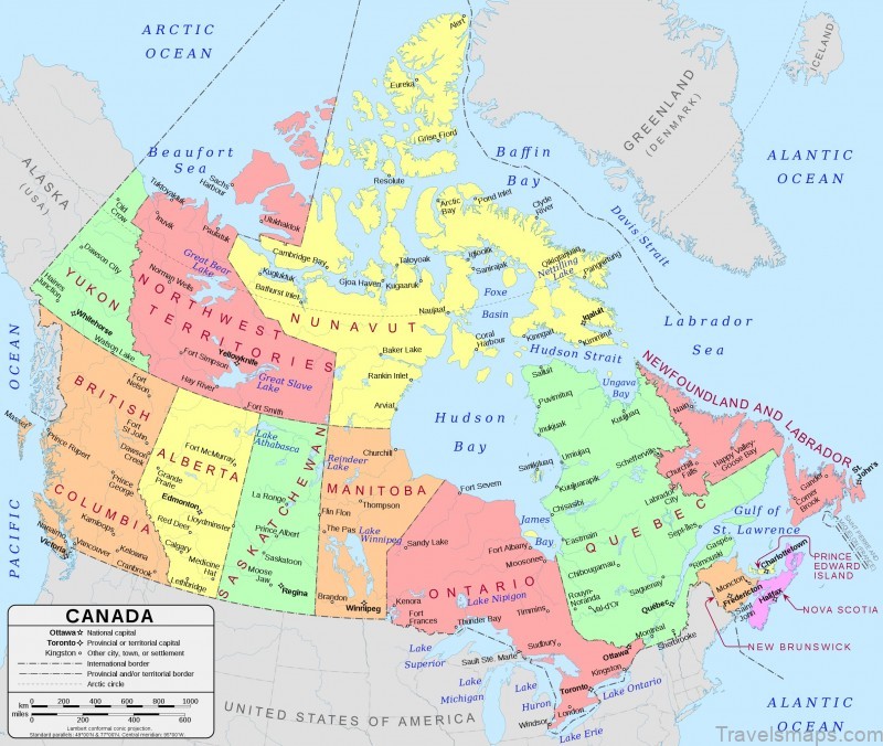 canada travel guide for tourists map of canada 2
