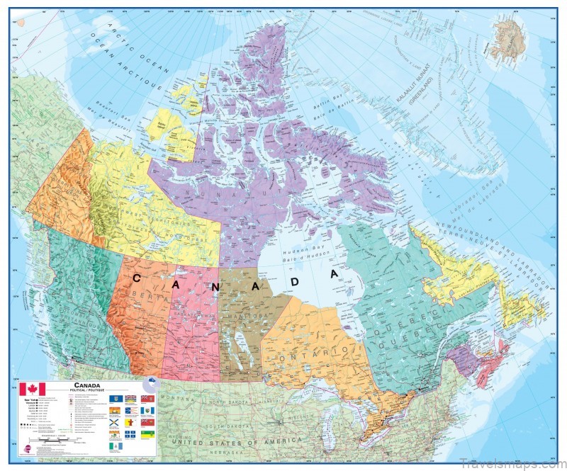 canada travel guide for tourists map of canada