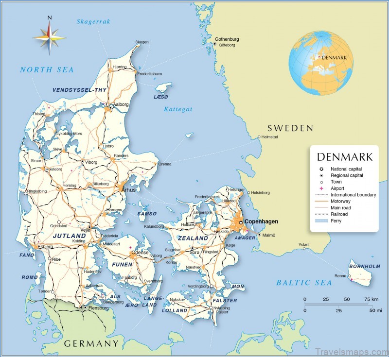 denmark travel guide for tourists map of denmark 4
