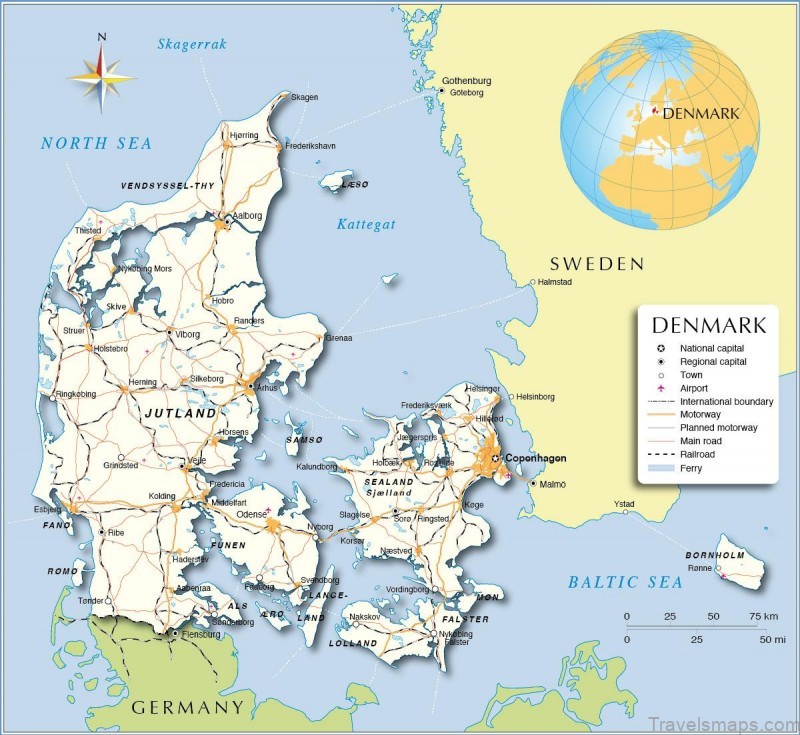 denmark travel guide for tourists map of denmark