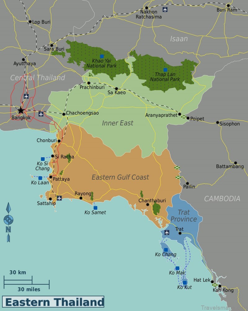 thailand travel guide for tourists the ultimate thailand map 2