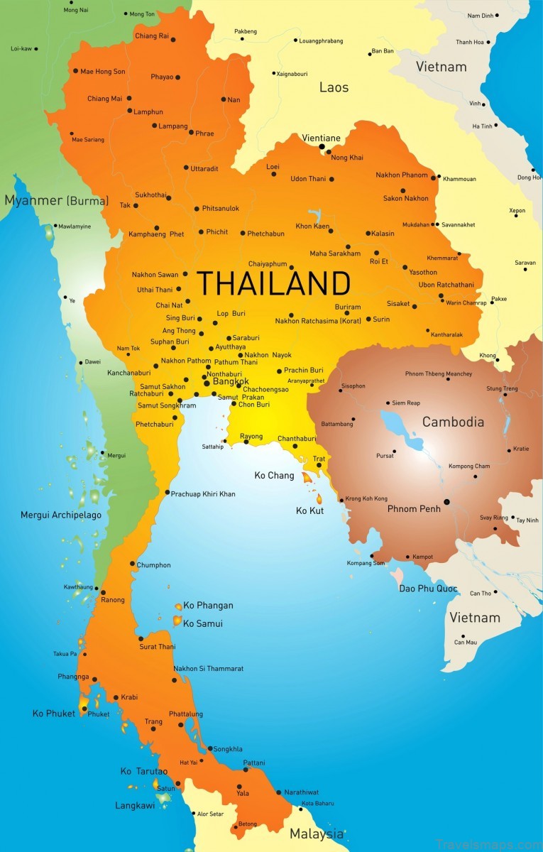 thailand travel guide for tourists the ultimate thailand map 5