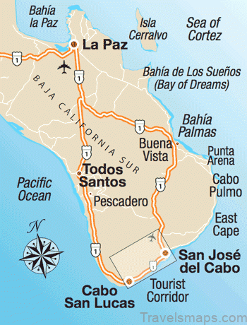todos santos map six reasons why you should go to todos santos