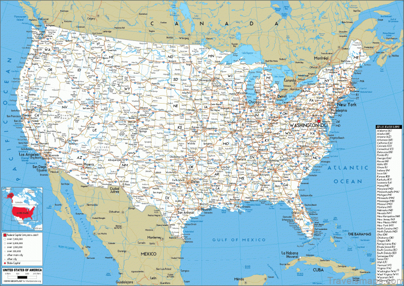 united states of america travel guide for tourists maps of united states
