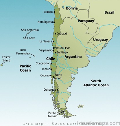 a map of chile the most beautiful destination on earth 4