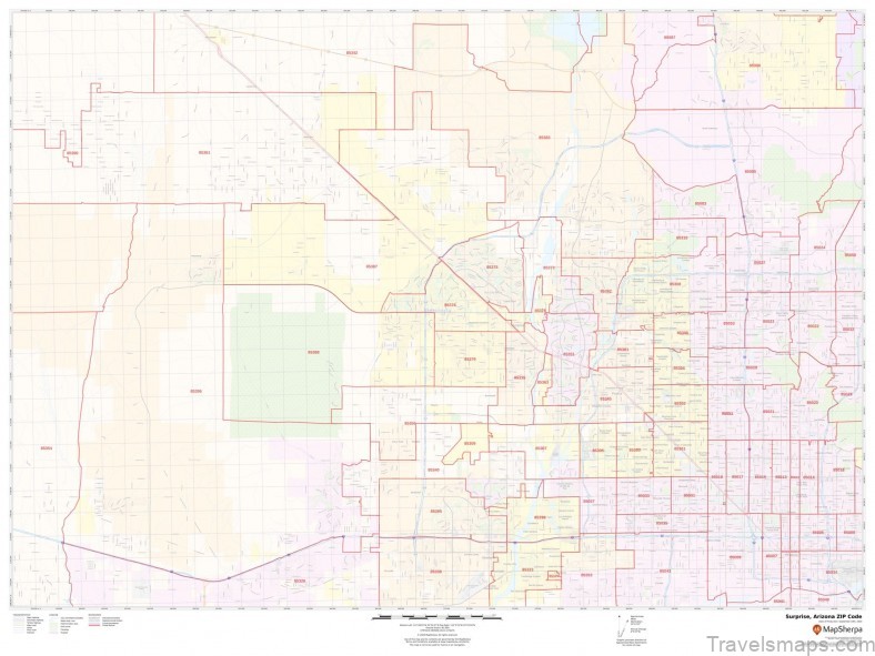 a surprise travel guide for tourist map of surprise 2