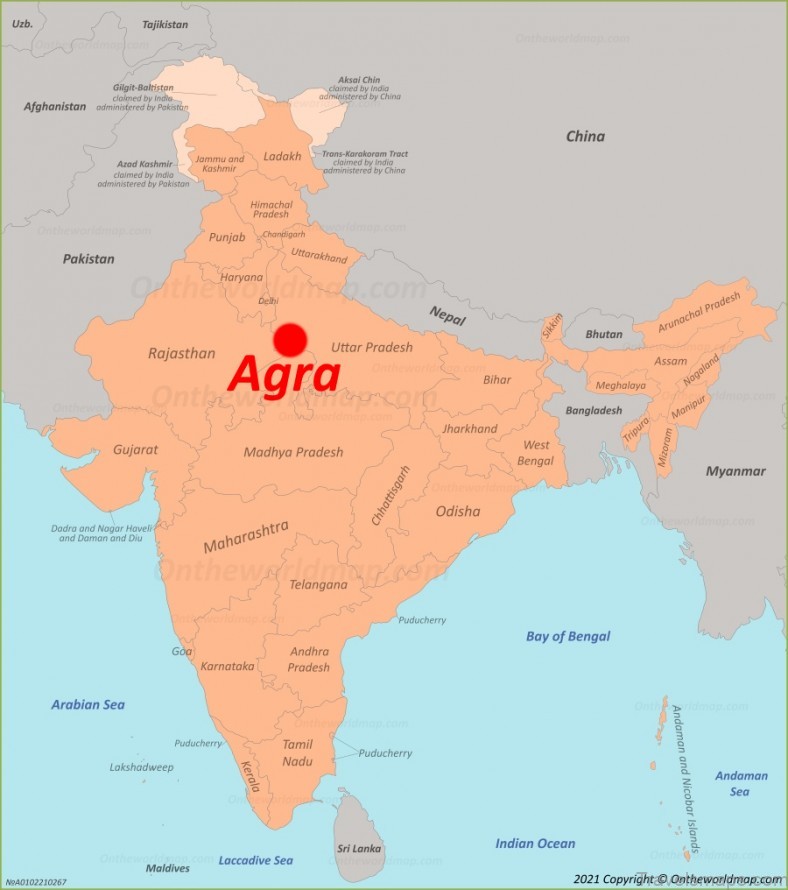 agra travel guide for tourist with map of agra 3