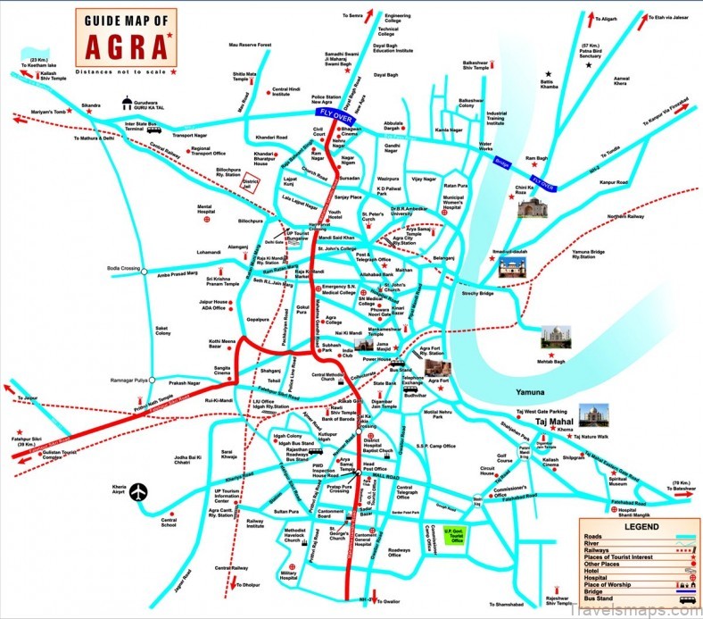 agra travel guide for tourist with map of agra 5