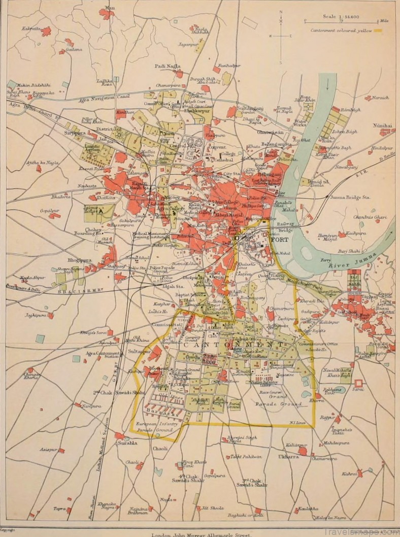 agra travel guide for tourist with map of agra