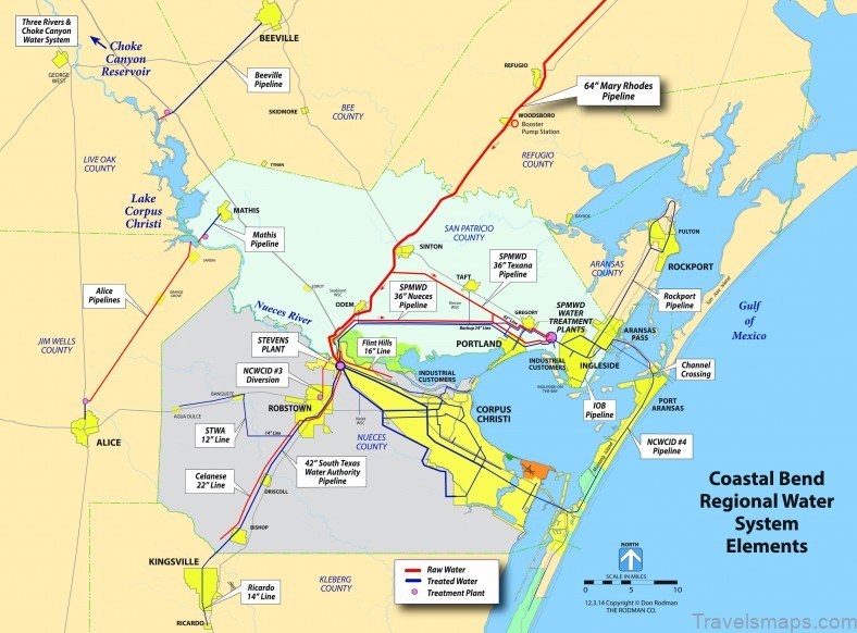 corpus christi travel guide for tourist map of corpus christi 6