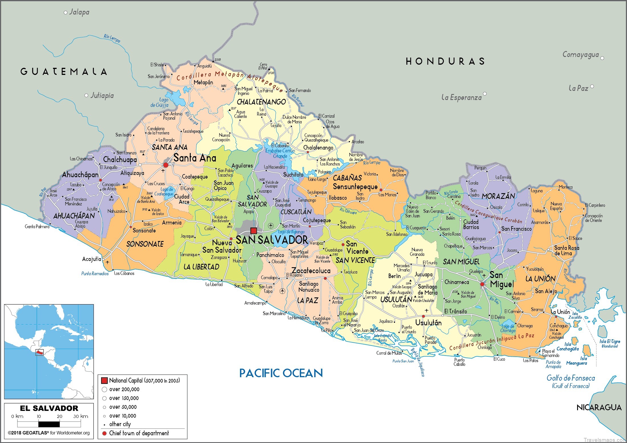 el salvador travel guide and maps for tourist 5