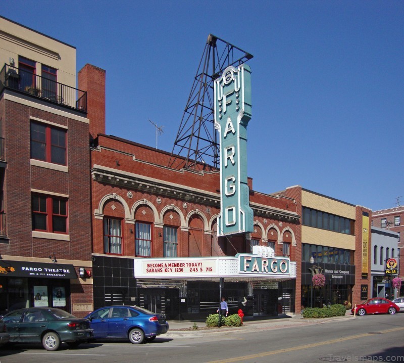 fargo travel guide for tourist map of fargo 6