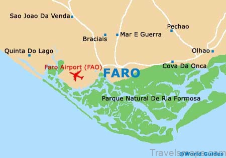 faro travel guide map of faro 1