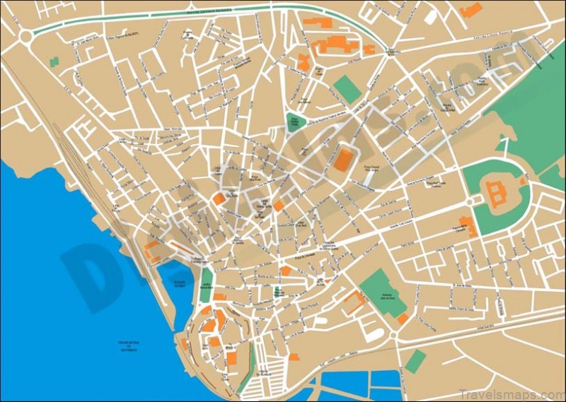 faro travel guide map of faro