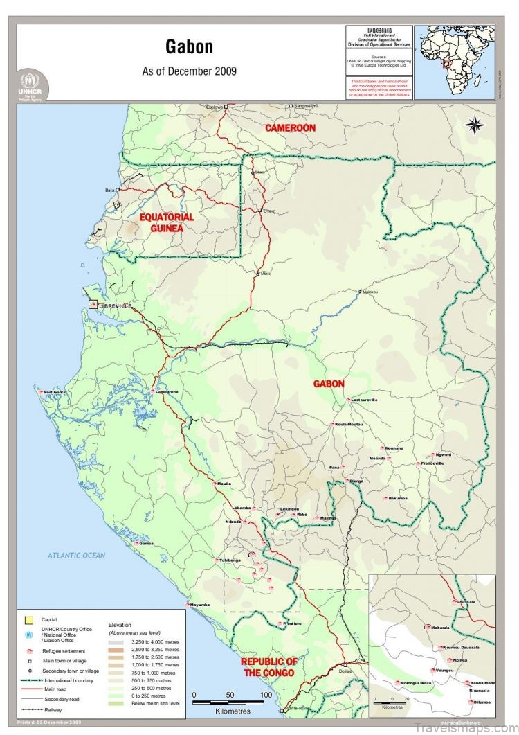 gabonese travel guide maps of gabon 2