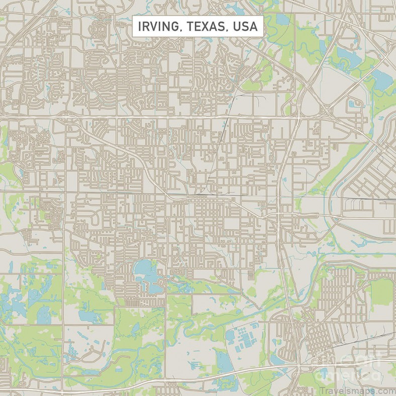 irving travel guide for tourist map of irving 4