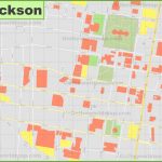 jackson travel guide for tourist street map and key sites 2