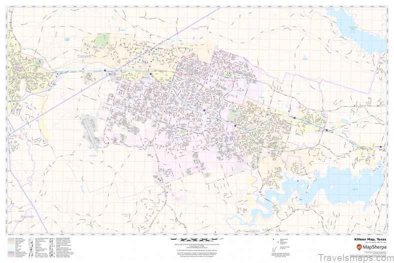 killeen travel guide for tourist map of killeen 2