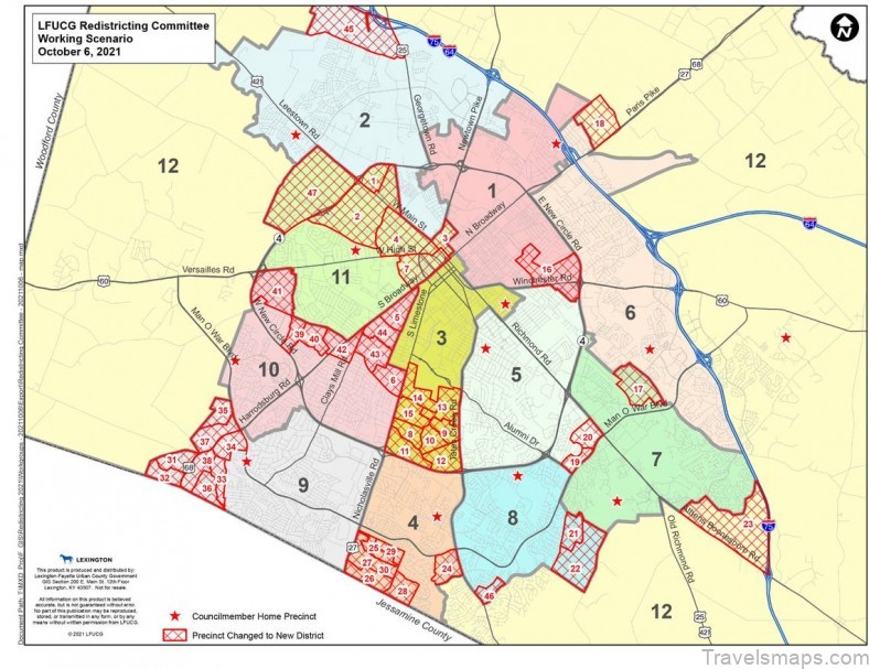 lexington travel guide for tourist map of lexington 6