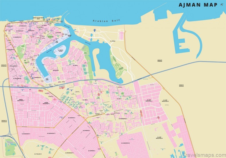 map of ajman ajman city guide best things to do 1