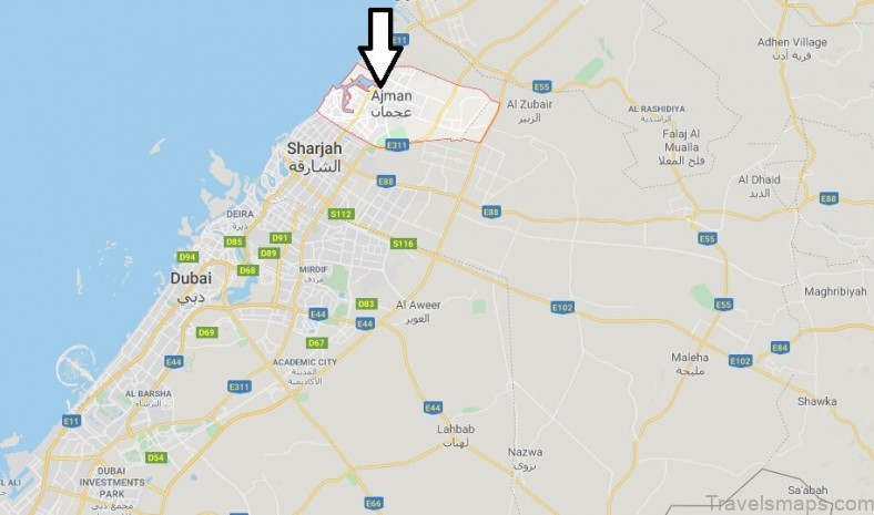 map of ajman ajman city guide best things to do 5