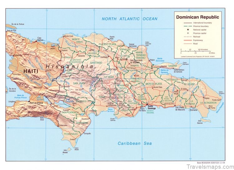 map of dominican republic the best places to visit 1