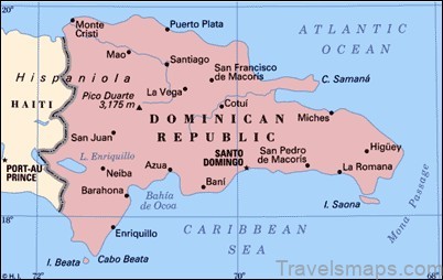 map of dominican republic the best places to visit 2