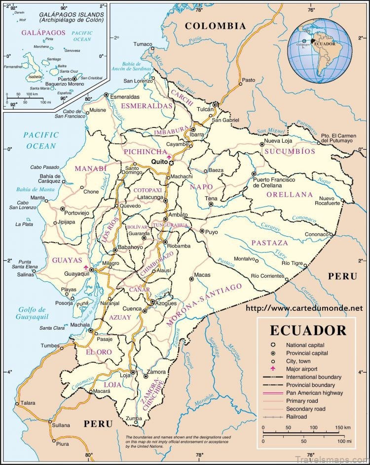 map of ecuador the definitive guide to ecuador 2