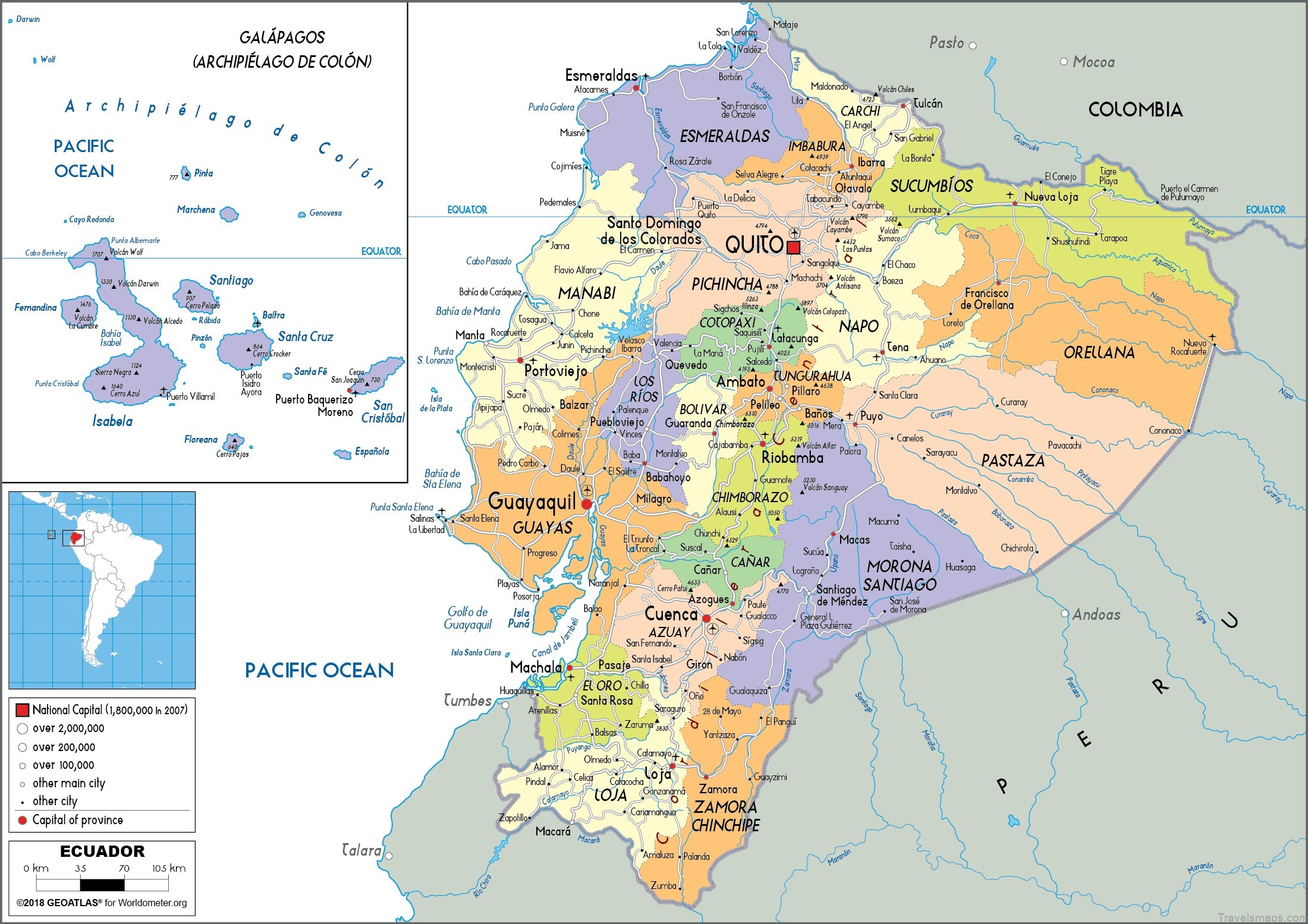map of ecuador the definitive guide to ecuador 4