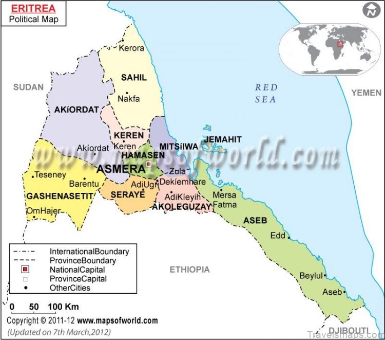map of eritrea eritrea travel guide to the best things to do see 1