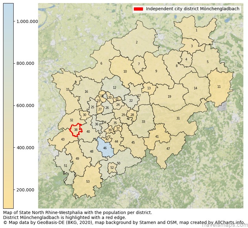 map of monchengladbach a travel guide for tourists 3