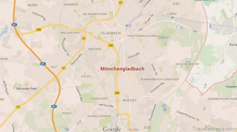 map of monchengladbach a travel guide for tourists 4