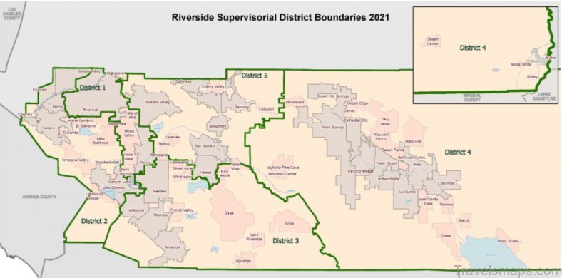 map of riverside a guide for tourists 3