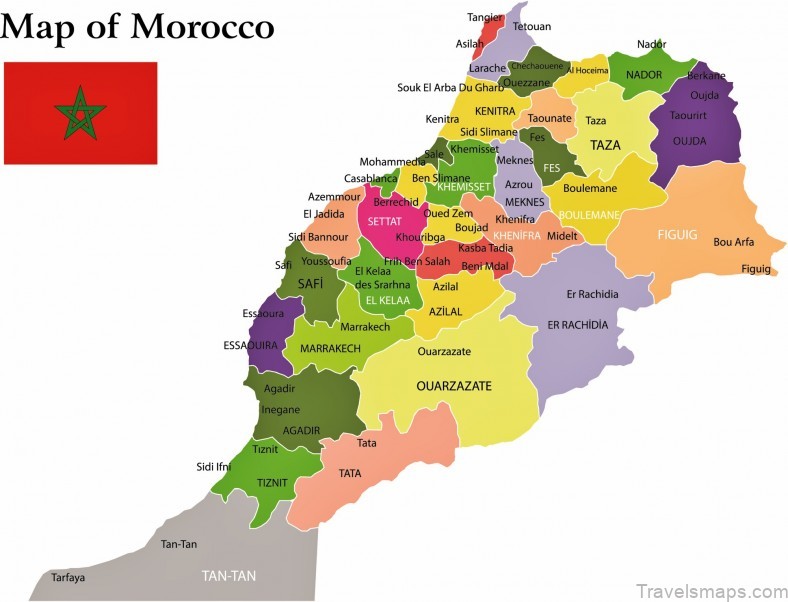 map of tourist attractions in agadir morocco 3