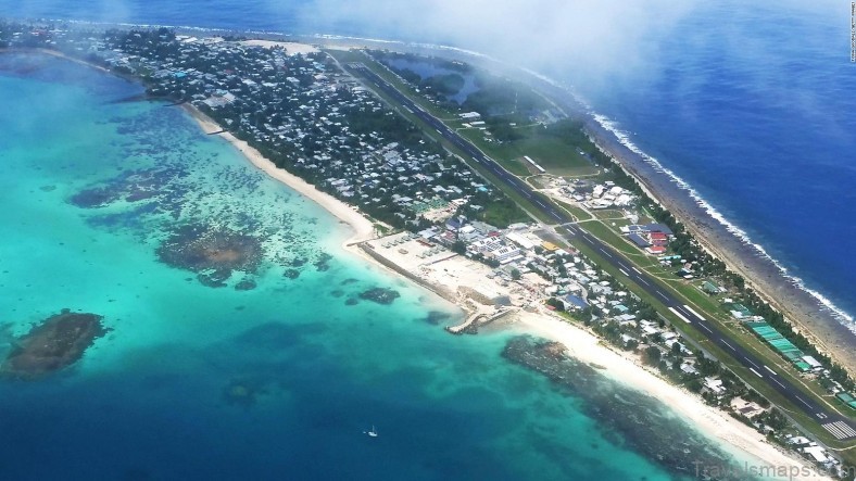 map of tuvalu tourist guide 6