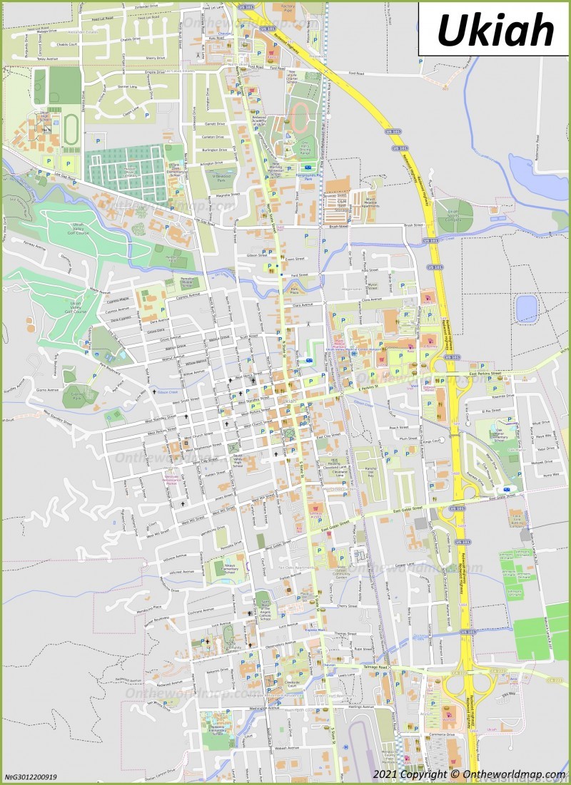 map of ukiah ukiah travel guide things to do where to stay 2