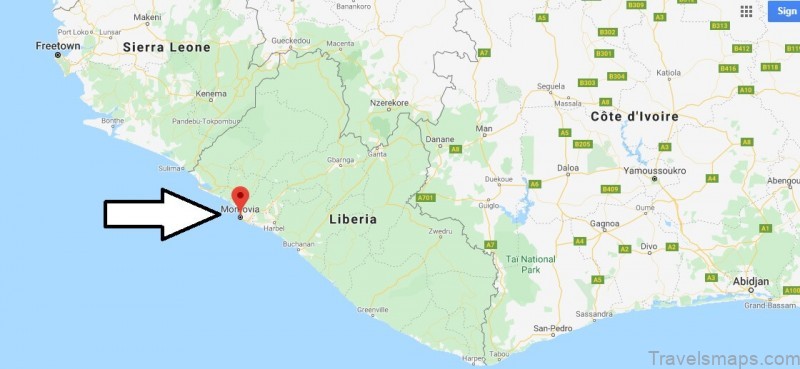 monrovia liberia travel guide for tourist map of monrovia 4