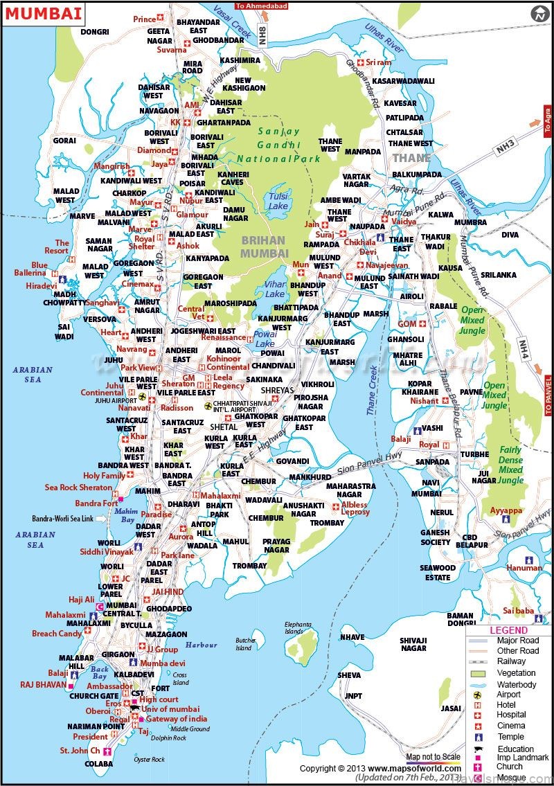 mumbai travel guide for tourists map of mumbai 2