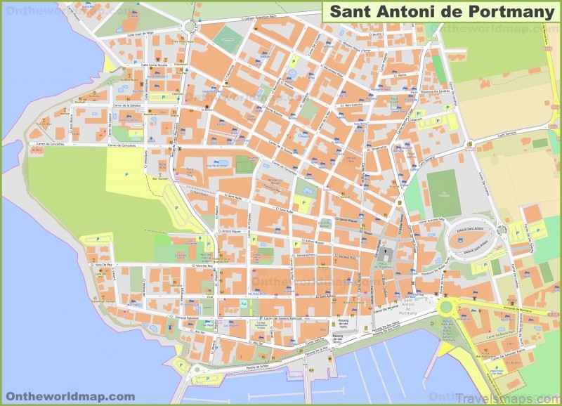 sant antoni de portmany map travel guide 1
