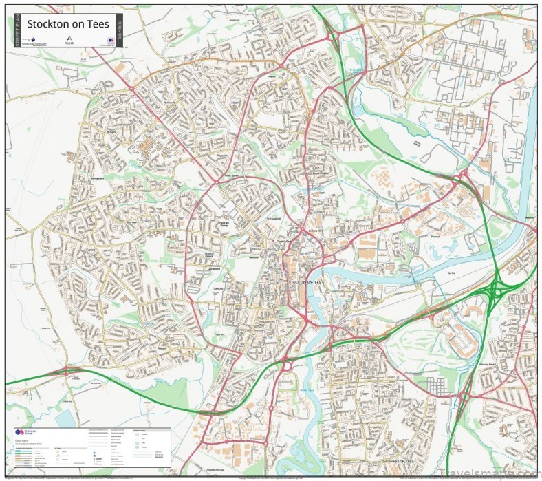 stockton travel guide for tourists the map of stockton 3