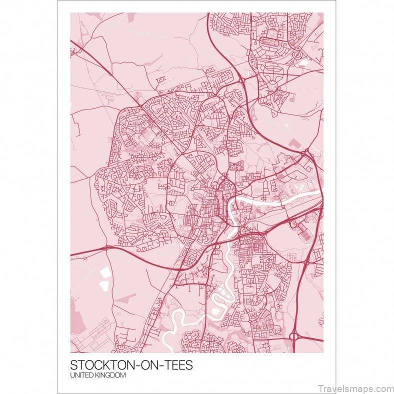 stockton travel guide for tourists the map of stockton 4