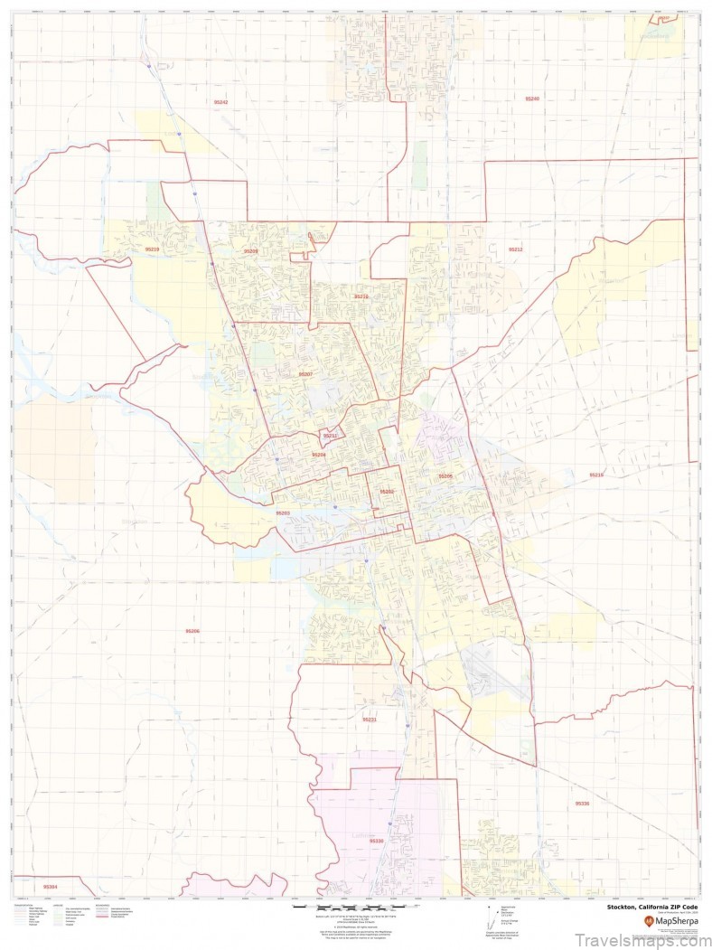 stockton travel guide for tourists the map of stockton 5