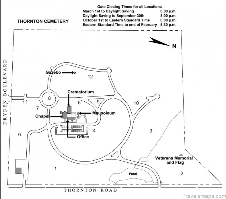 thornton travel guide for tourist map of thornton 3