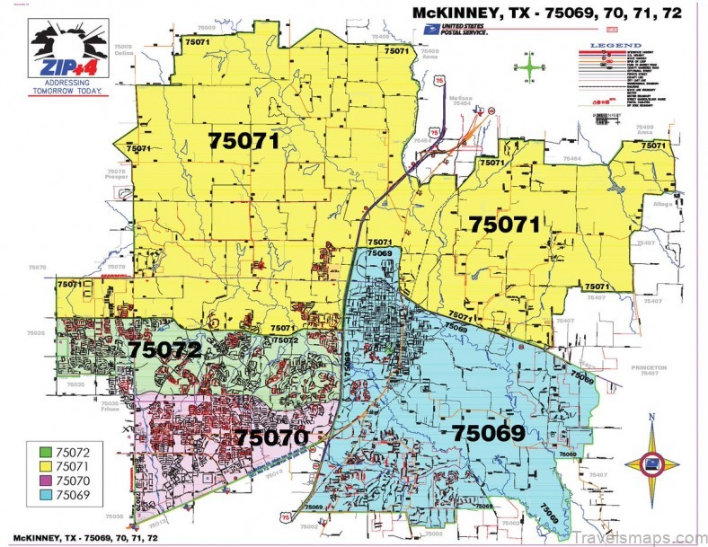 travel guide for tourist map of mckinney 3