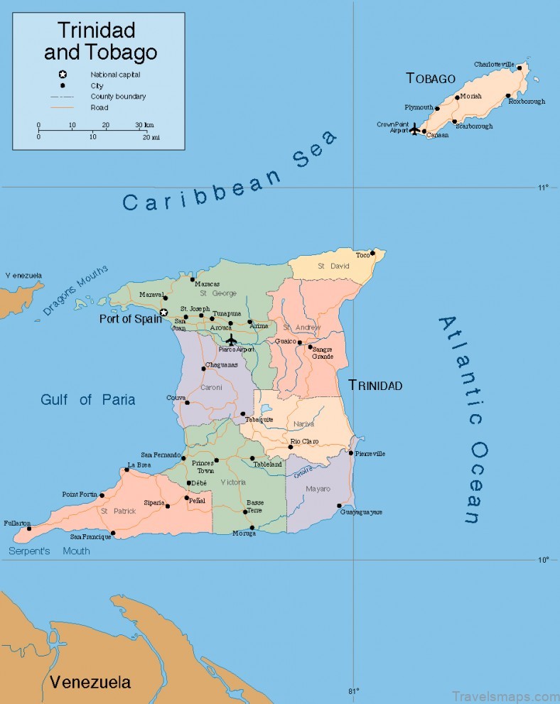trinidad and tobago travel guide with maps 1