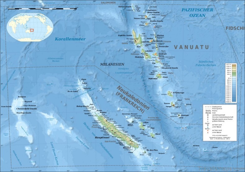 vanuatu travel guide for tourists map of vanuatu 1