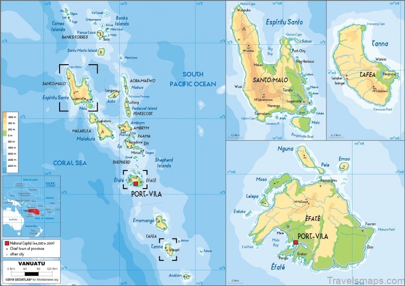 vanuatu travel guide for tourists map of vanuatu 4