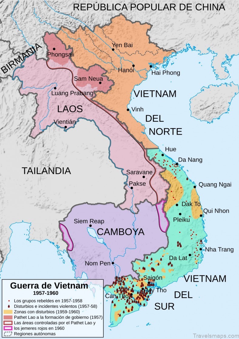 vietnam travel guide for tourist map of vietnam 1