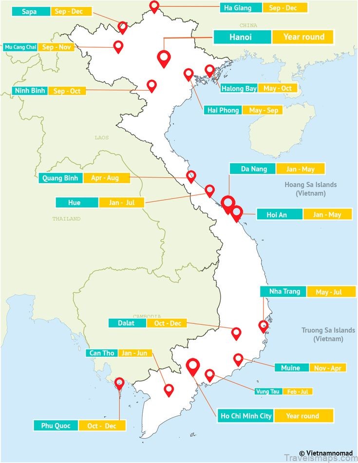 vietnam travel guide for tourist map of vietnam 2